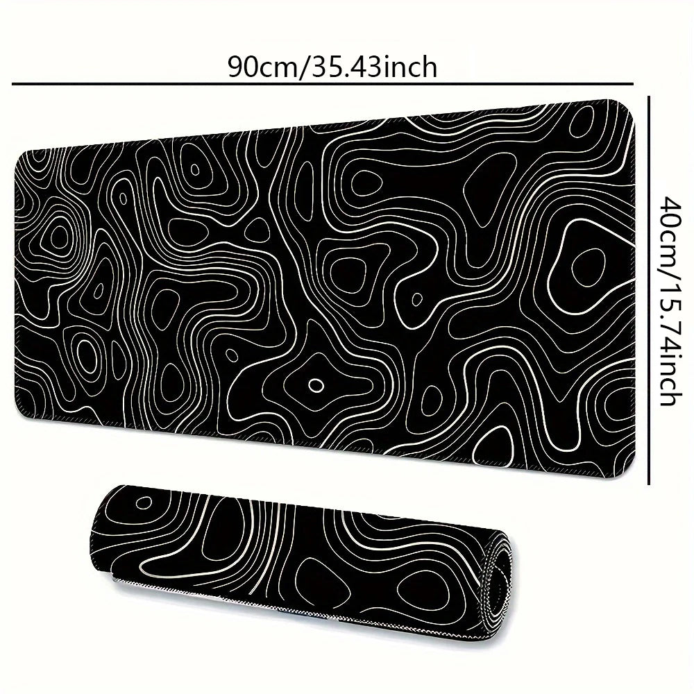 Mousepad Gamer Gigante Strata Edition - Superfície Speed e Base Antiderrapante