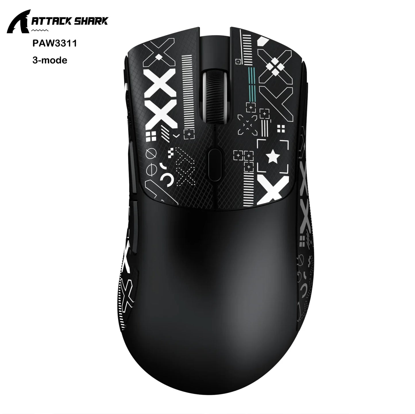 Mouse Gamer Attack Shark R1 & X11 - Sem Fio, 18K DPI e Ultra Leve