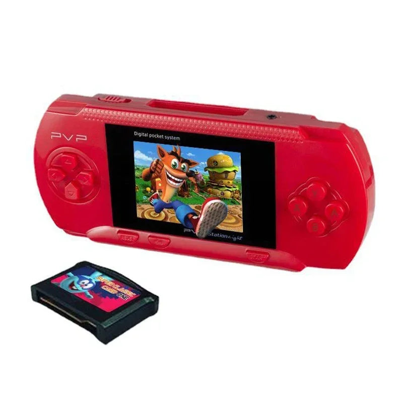 Console de jogos portátil com 900.000 jogos retrô integrados - Player de videogame portátil de 2,4 polegadas, com saída AV, sistema de jogos eletrônico