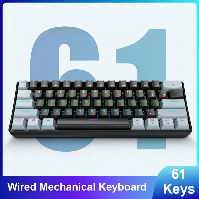 Teclado Mecânico K61 (60%)