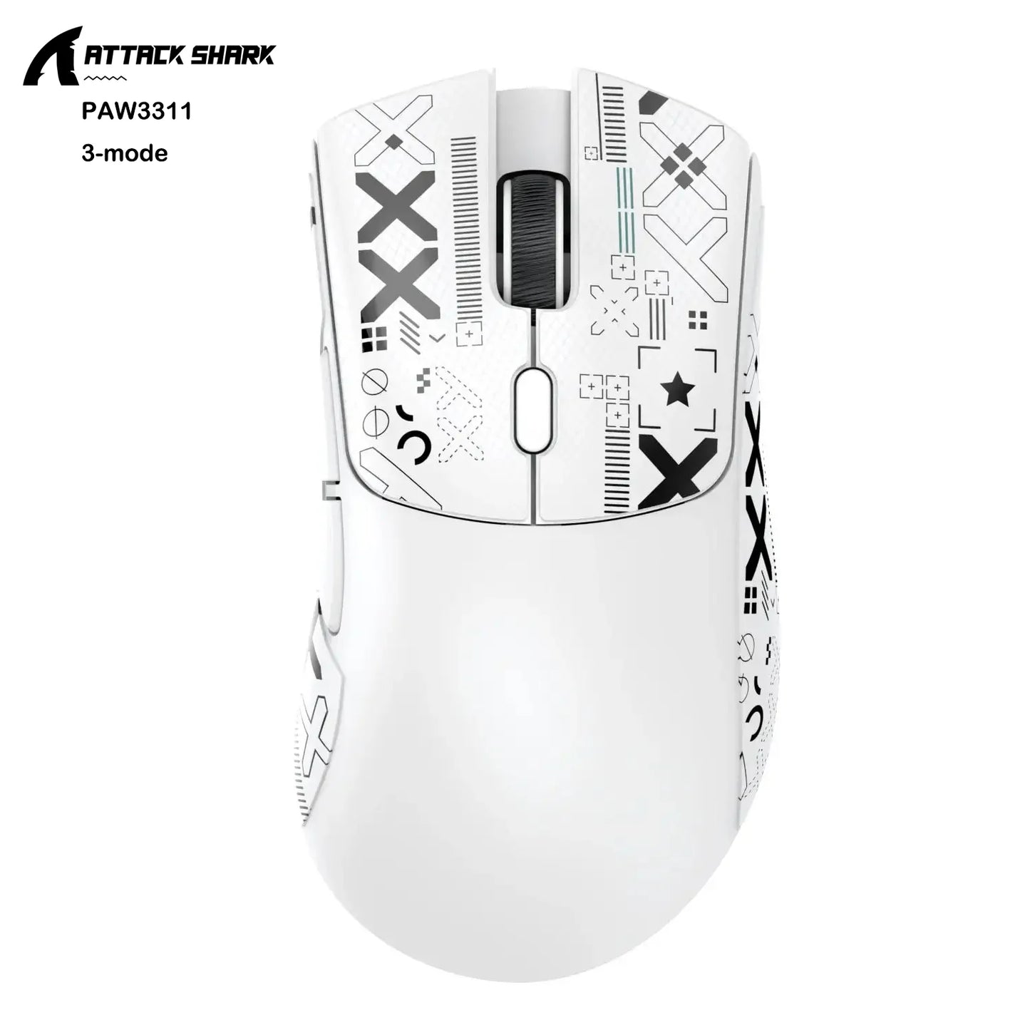 Mouse Gamer Attack Shark R1 & X11 - Sem Fio, 18K DPI e Ultra Leve