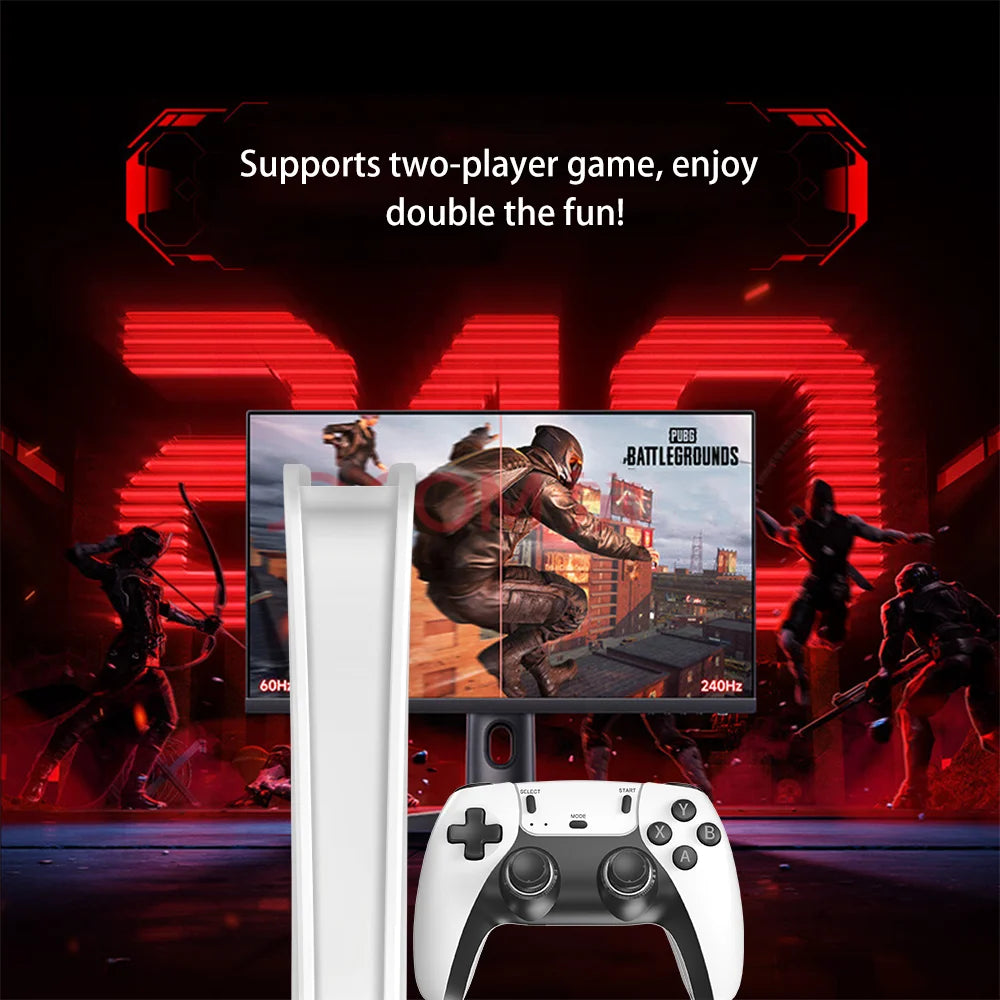 Game Stick M15 Ultra 4K - 50.000+ Jogos e 2 Controles Sem Fio