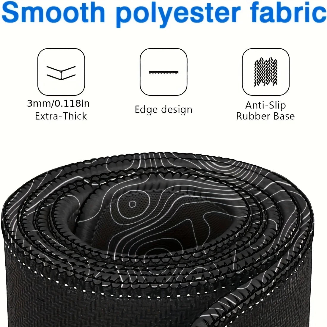 Mousepad Gamer Gigante Strata Edition - Superfície Speed e Base Antiderrapante