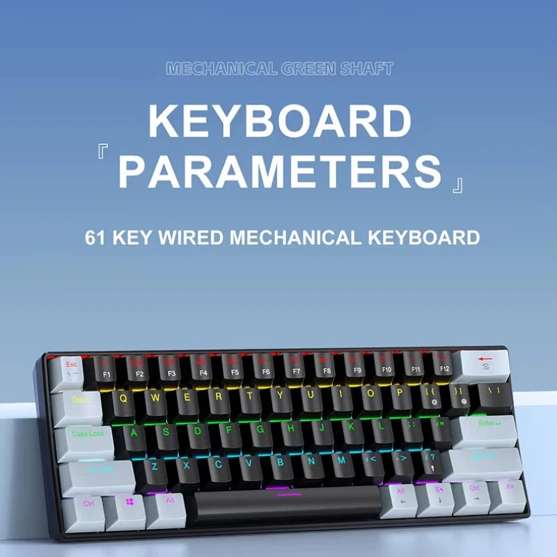 Teclado Mecânico K61 (60%)