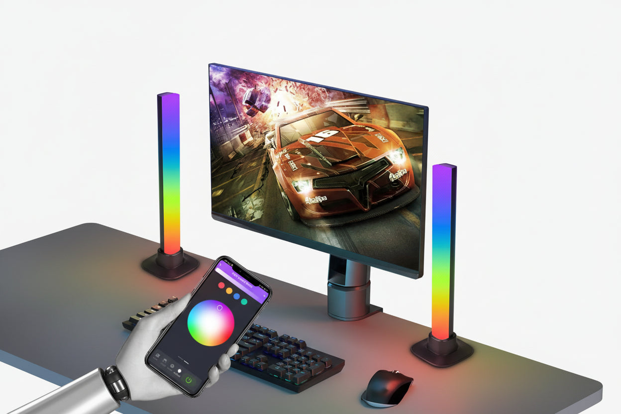 Barra de Luz Gamer RGB (Par)