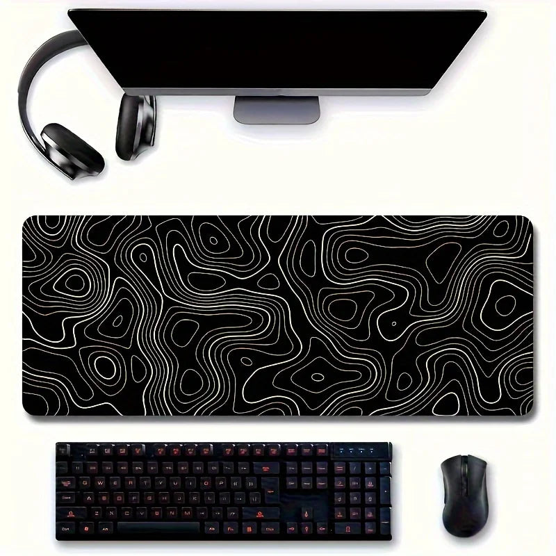 Mousepad Gamer Gigante Strata Edition - Superfície Speed e Base Antiderrapante