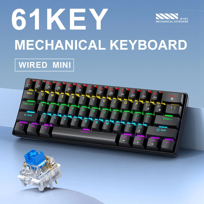 Teclado Mecânico K61 (60%)
