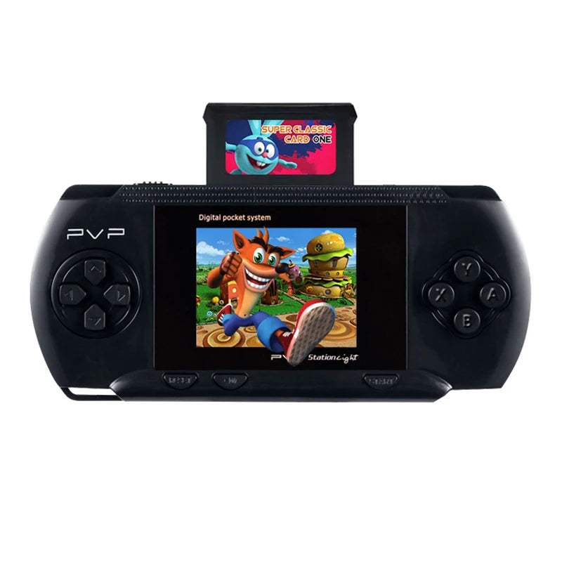 Console de jogos portátil com 900.000 jogos retrô integrados - Player de videogame portátil de 2,4 polegadas, com saída AV, sistema de jogos eletrônico